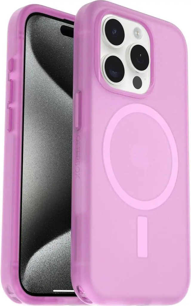 Main image of OtterBox SYMMETRY SERIES Soft Touch Case for iPhone 15 Pro - Beet It (Pink)