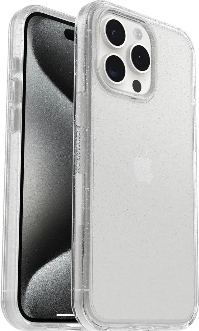 Main image of OtterBox SYMMETRY SERIES Case for iPhone 15 Pro Max - Stardust (Clear Glitter)