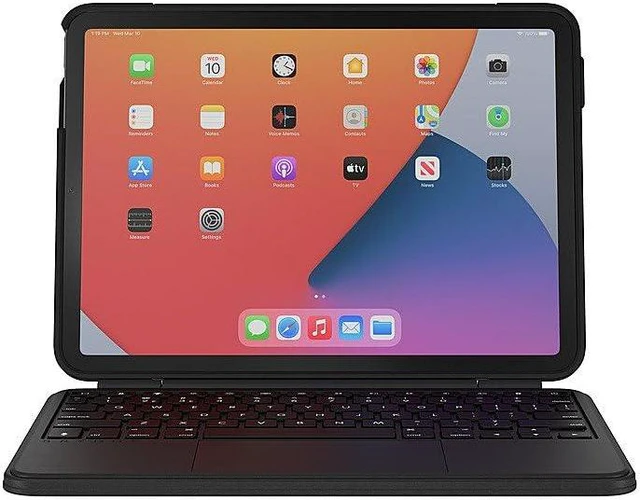 Alt view image 4 of 8 - Brydge Air MAX+ Bluetooth Keyboard for iPad Pro 11-in 3rd/2nd Gen & Air 4th Gen