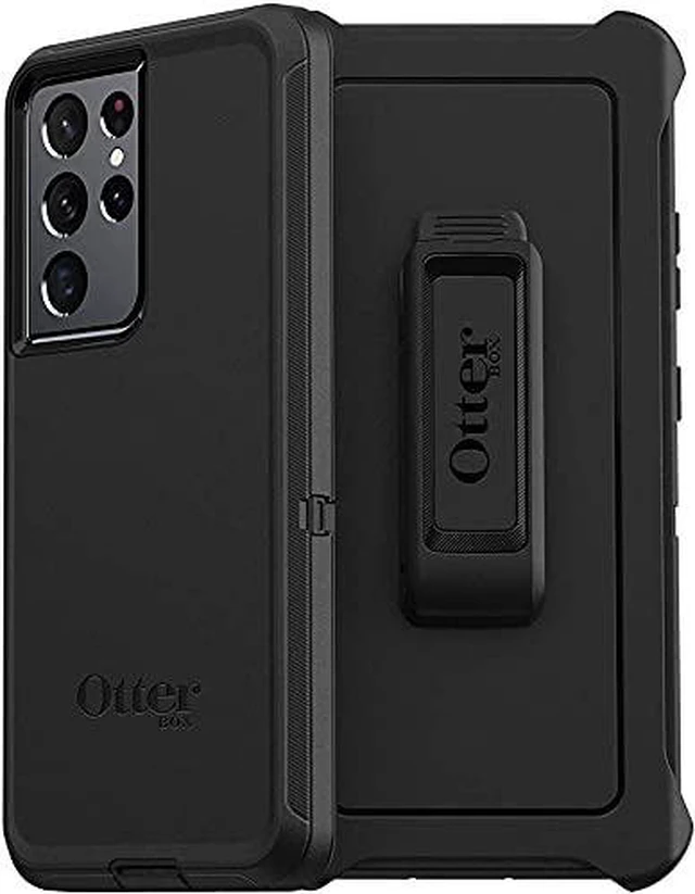 Alt view image 4 of 8 - OtterBox Defender Series Case for Samsung Galaxy S21 Ultra (5G) - Black