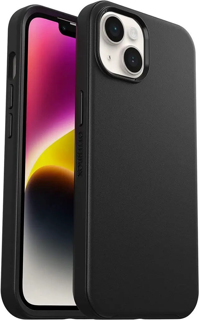 Main image of iPhone 14 & iPhone 13 Symmetry Series Case - BLACK , Ultra-Sleek, Wireless Charging Compatible, Raised Edges Protect Camera & Screen