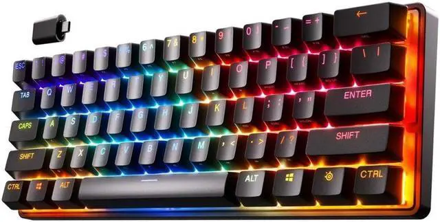 Main image of SteelSeries Apex Pro Mini 60% Wireless Mechanical Gaming Keyboard -  Black