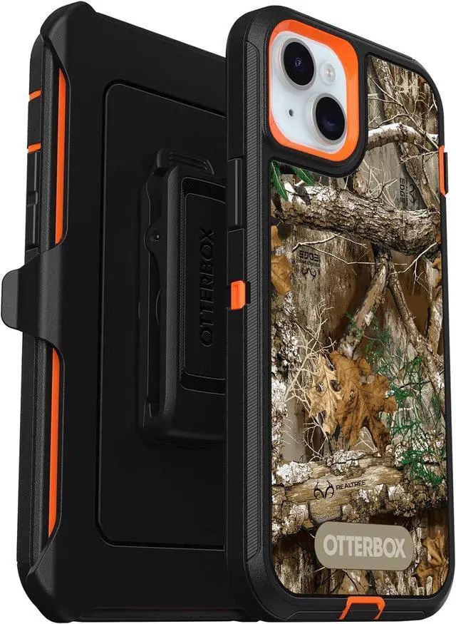 Main image of OtterBox DEFENDER SERIES Case for iPhone 15 Plus - Realtree Blaze Edge (Camo Graphic)
