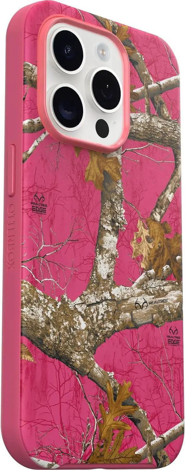 Alt view image 3 of 3 - OtterBox SYMMETRY SERIES Case for iPhone 15 Pro - Realtree Flamingo Pink (Camo)