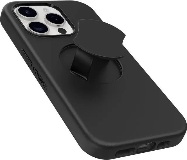 Alt view image 3 of 4 - OtterBox OtterGrip SYMMETRY SERIES Case for Apple iPhone 15 Pro - Black