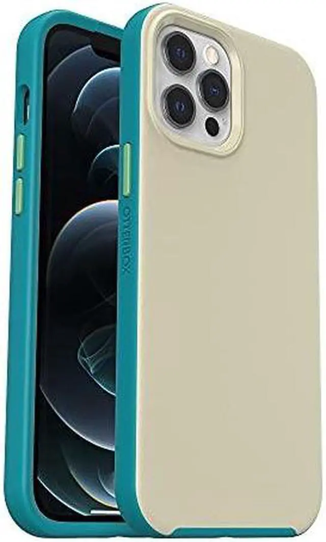 Alt view image 2 of 4 - OtterBox Slim Case with MagSafe for iPhone 12 Pro Max - Marsupial Beige/Teal