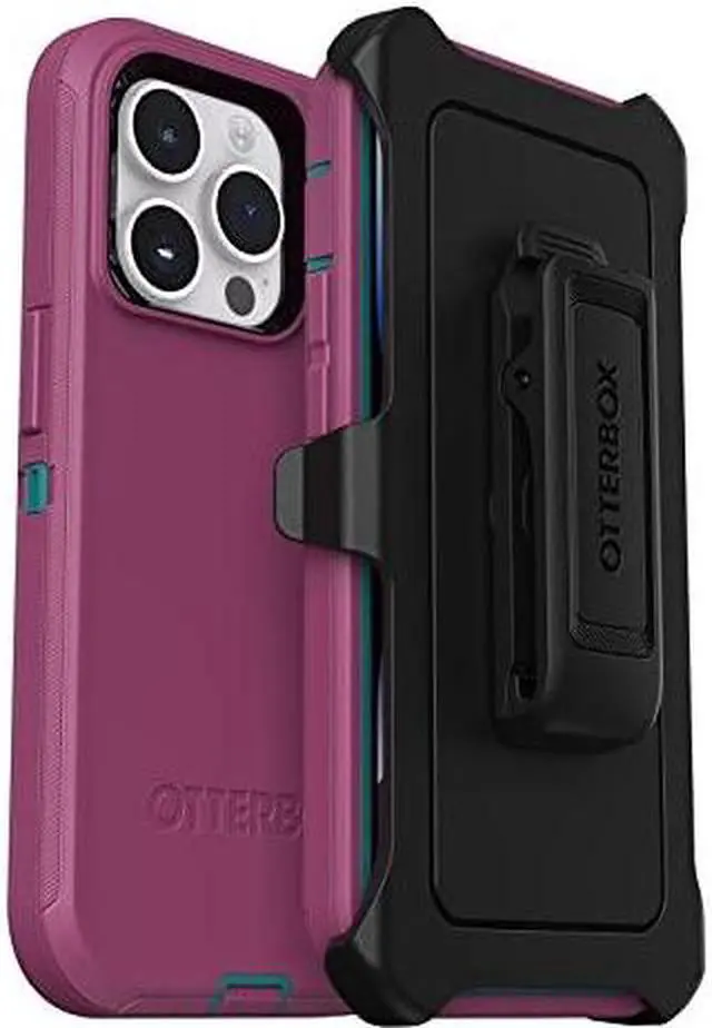 Alt view image 4 of 4 - OtterBox DEFENDER SERIES Case for iPhone 14 Pro - Canyon Sun (Pink)