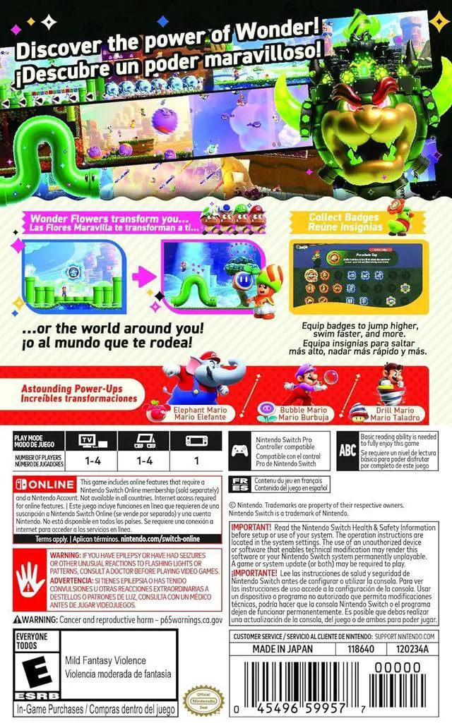 Alt view image 19 of 20 - Super Mario Bros. Wonder - Nintendo Switch