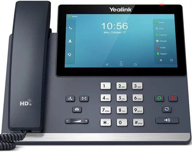 Alt view image 3 of 3 - Verizon Yealink T67LTE 4G Business Desk Phone - Black
