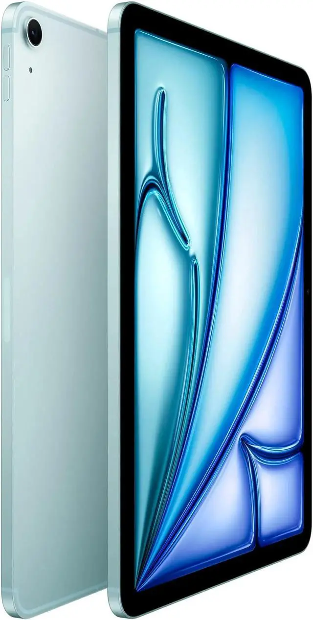Alt view image 3 of 3 - Apple iPad Air (M2, 2024, 13") 512GB (Wifi + LTE)(Unlocked) - Blue