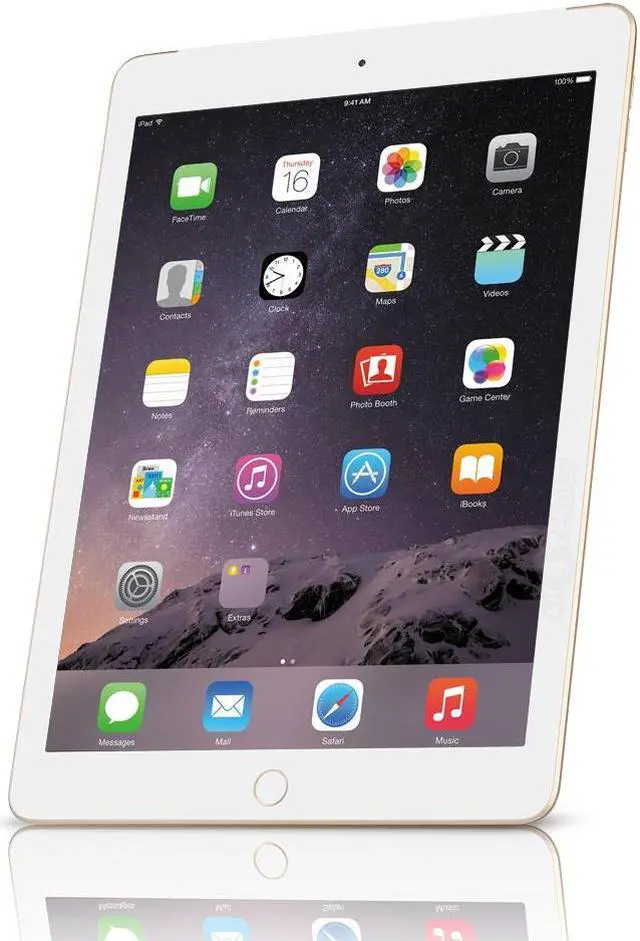 Alt view image 6 of 6 - Apple iPad Air 2 WiFi+Cellular (MH2P2LL/A) 64GB Gold