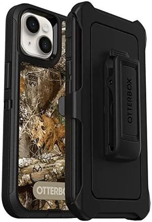 Alt view image 2 of 3 - OtterBox DEFENDER SERIES Case for Apple iPhone 14 - RealTree Edge Black