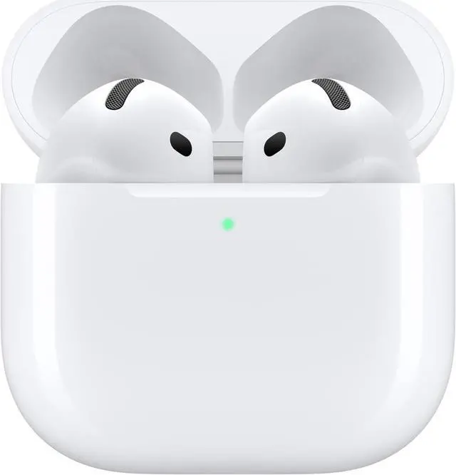 Alt view image 2 of 7 - Apple AirPods 4 with Active Noise Cancellation - White