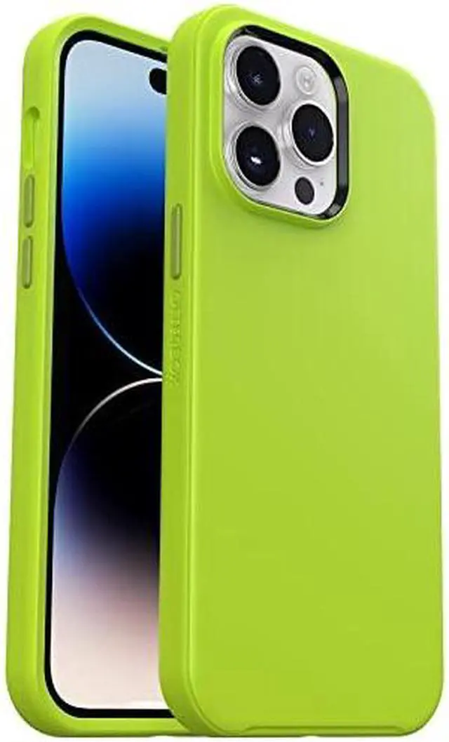 Alt view image 2 of 4 - OtterBox SYMMETRY SERIES+ Case w/ MagSafe for iPhone 14 Pro Max - Lime All Yours