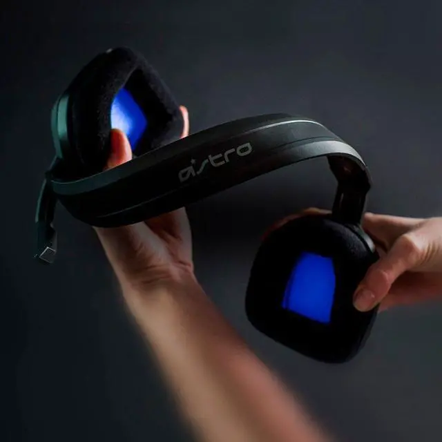 Alt view image 13 of 14 - Astro A10 Headset - Stereo - Mini-phone (3.5mm) - Wired - 32 Ohm - 20 Hz - 20 kHz - Over-the-ear, Over-the-head - Binaural - Circumaural - Blue, Gray
