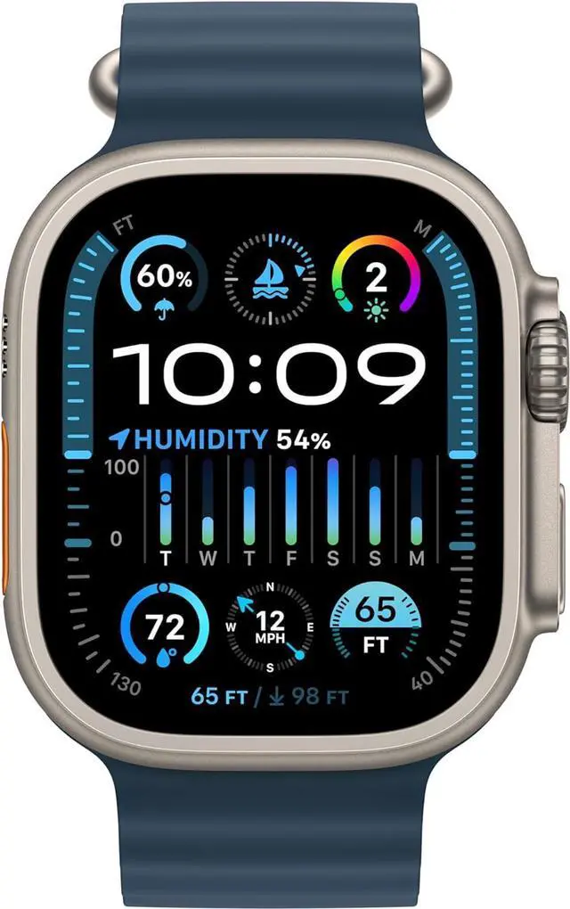 Main image of Apple Watch Ultra 2 (GPS + LTE) 49MM  Titanium Case & Blue Ocean Band