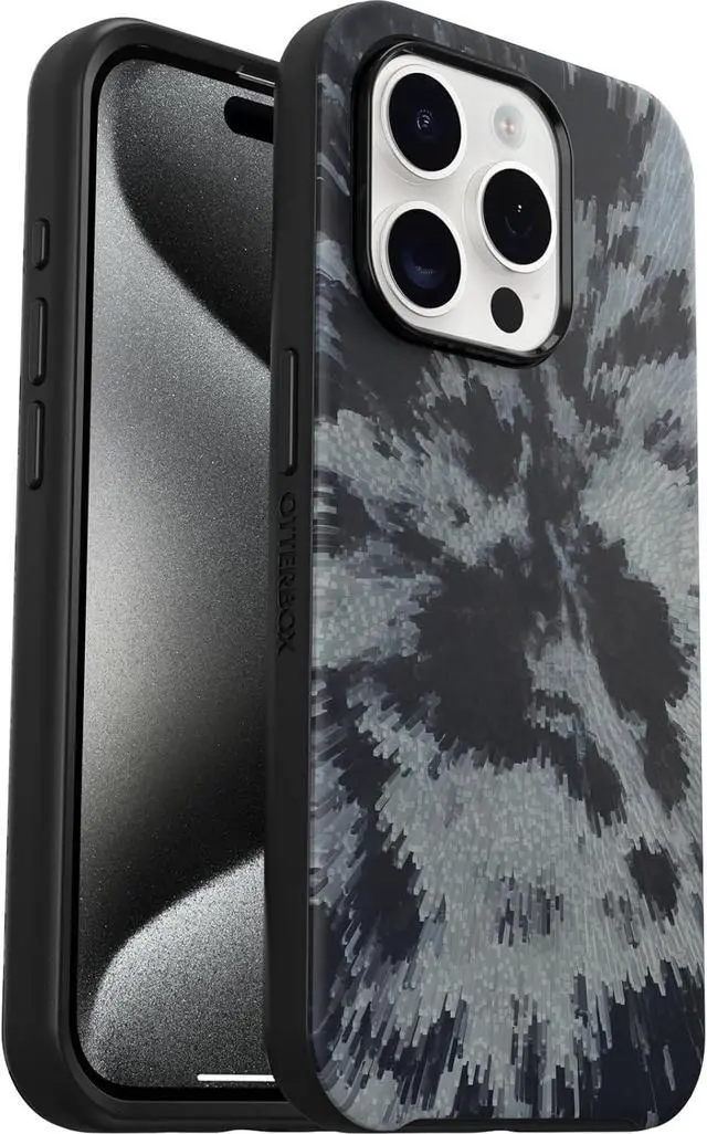 Main image of OtterBox SYMMETRY SERIES Case for Apple iPhone 15 Pro - Burnout Sky (Black)