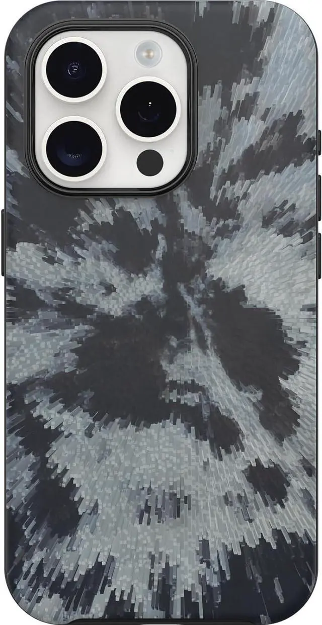 Alt view image 3 of 3 - OtterBox SYMMETRY SERIES Case for Apple iPhone 15 Pro - Burnout Sky (Black)