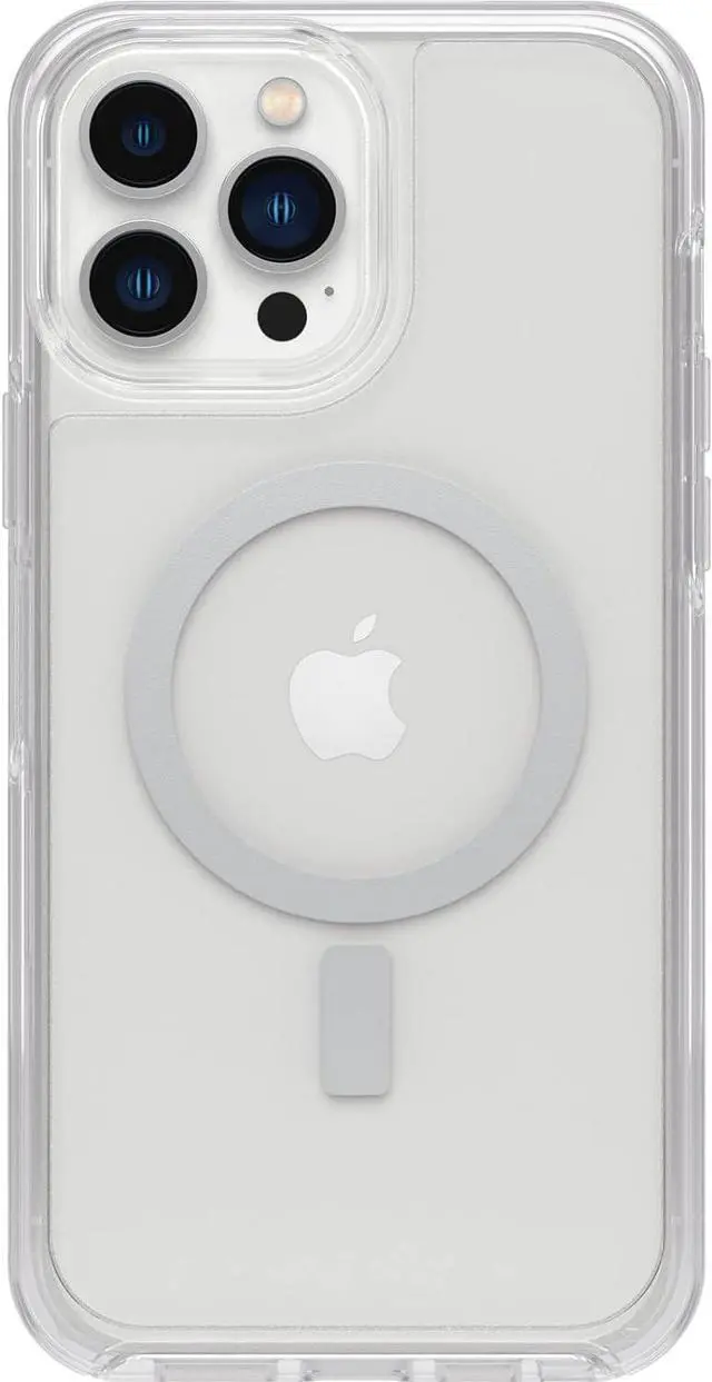 Alt view image 2 of 4 - OtterBox SYMMETRY SERIES+ Case with MagSafe for Apple iPhone 13 Pro Max - Clear