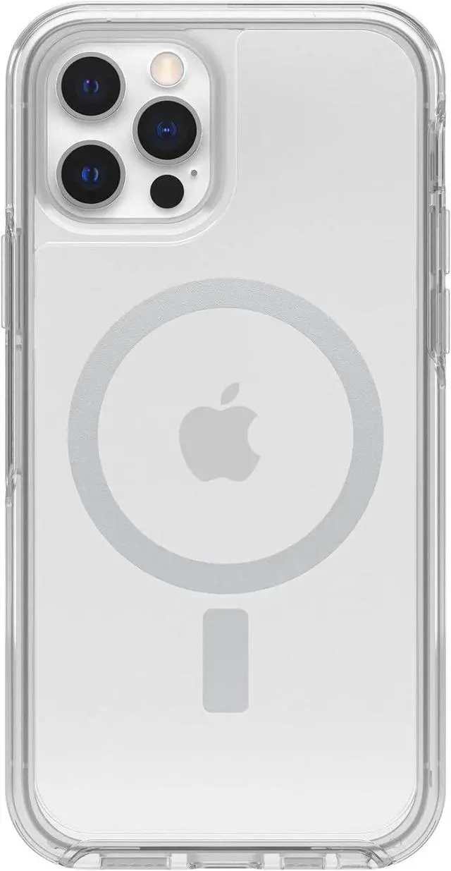 Alt view image 2 of 3 - OtterBox SYMMETRY CLEAR SERIES+ Magsafe Case for Apple iPhone 12/12 Pro - Clear