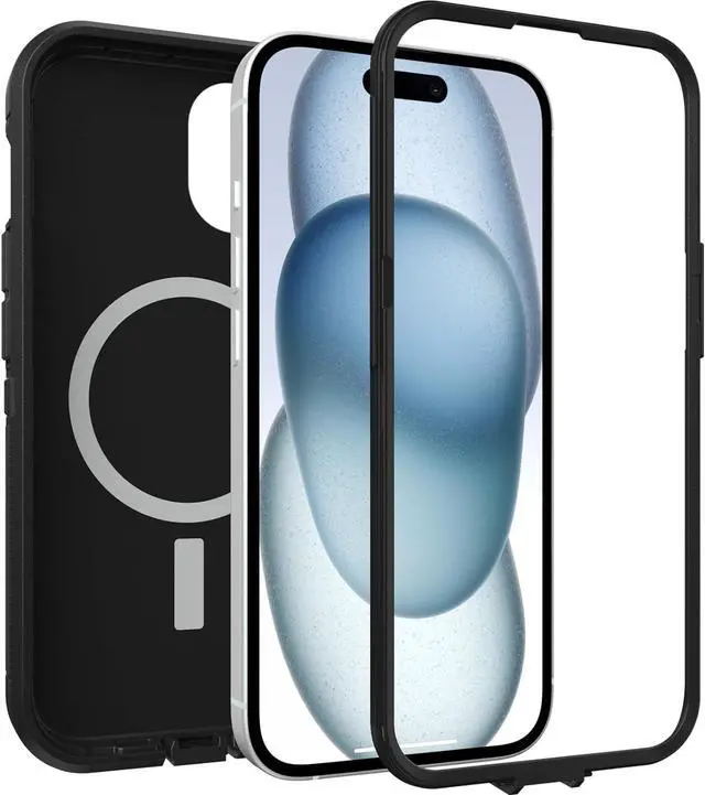 Alt view image 2 of 3 - OtterBox DEFENDER SERIES XT Case for Apple iPhone 15, 14 & 13 - Black