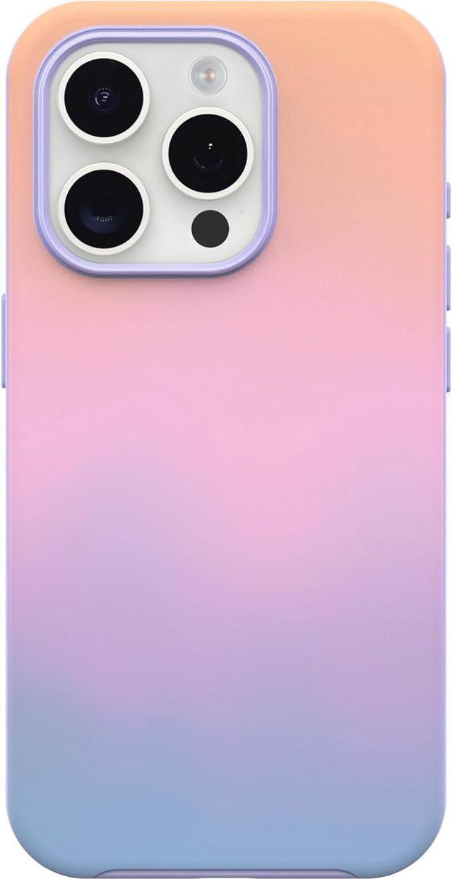 Main image of OtterBox SYMMETRY SERIES MagSafe Case for iPhone 15 Pro - Soft Sunset (Purple)