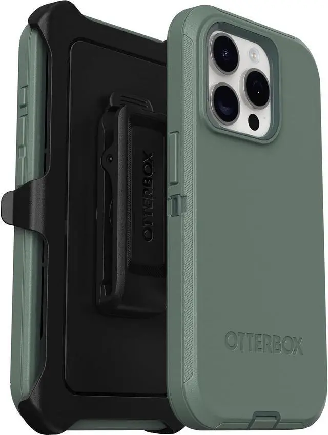 Main image of OtterBox DEFENDER SERIES Case for iPhone 15 Pro - Forest Ranger (Green)