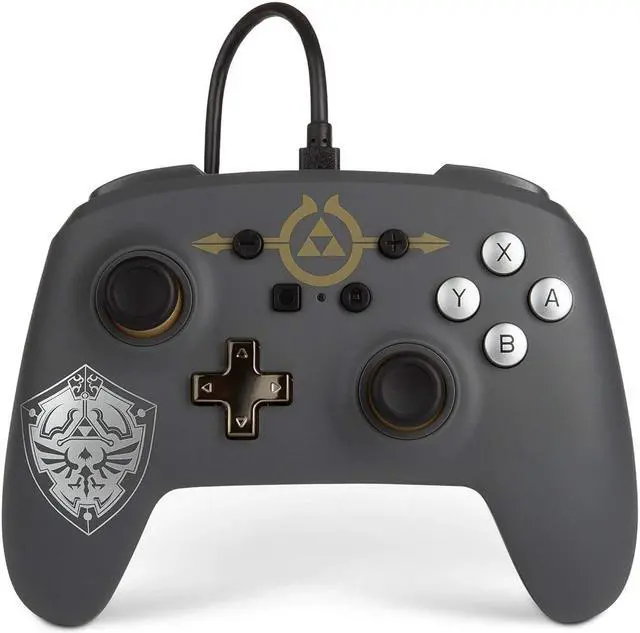 Alt view image 2 of 9 - Power A NSWCONZELSHL Zelda Hylian Shield Wired Controller