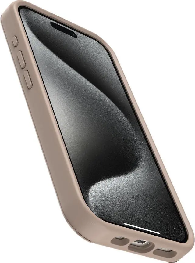 Alt view image 2 of 3 - OtterBox OtterGrip SYMMETRY SERIES Case for iPhone 15 Pro Max - On The Spot (Brown)