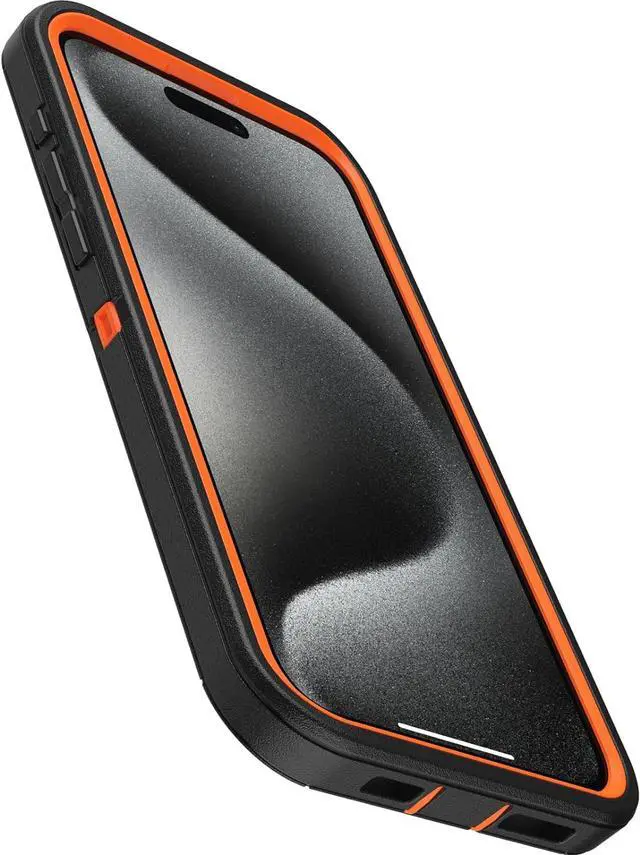 Alt view image 2 of 4 - OtterBox DEFENDER SERIES Case for iPhone 15 Pro - Realtree Blaze Edge (Camo Graphic)
