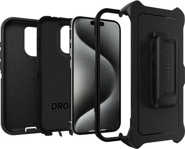 Alt view image 3 of 3 - OtterBox DEFENDER SERIES XT MagSafe Case for iPhone 15 Pro Max - Black