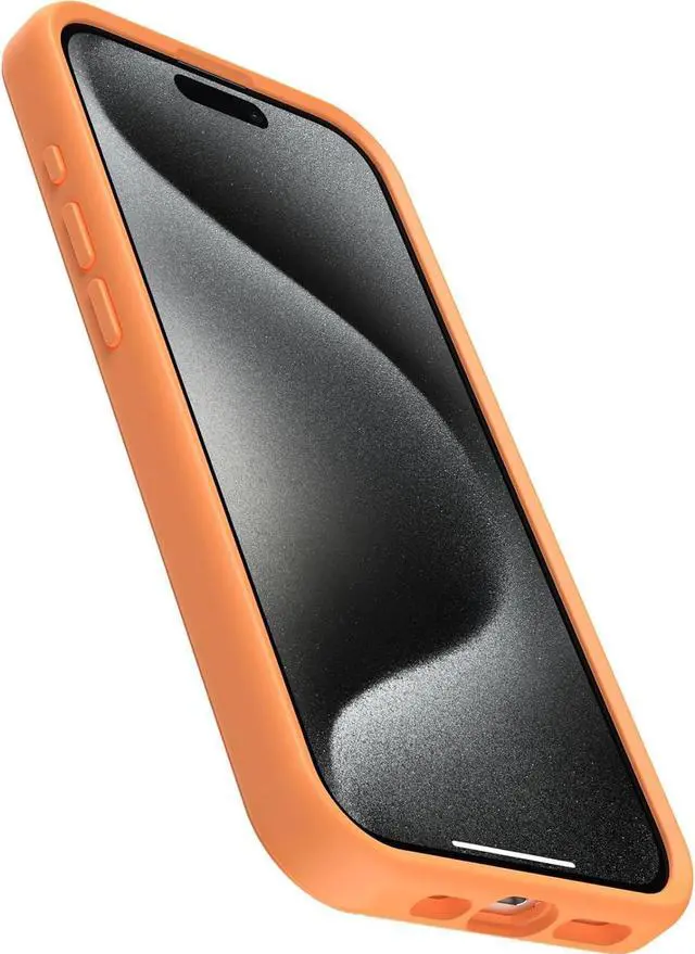 Alt view image 2 of 3 - OtterBox SYMMETRY SERIES Case for iPhone 15 Pro - Sunstone (Orange)