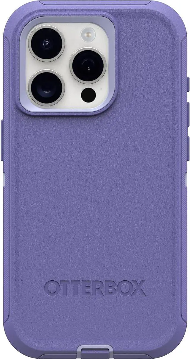 Main image of OtterBox DEFENDER SERIES Case for iPhone 15 Pro - Mountain Majesty (Purple)