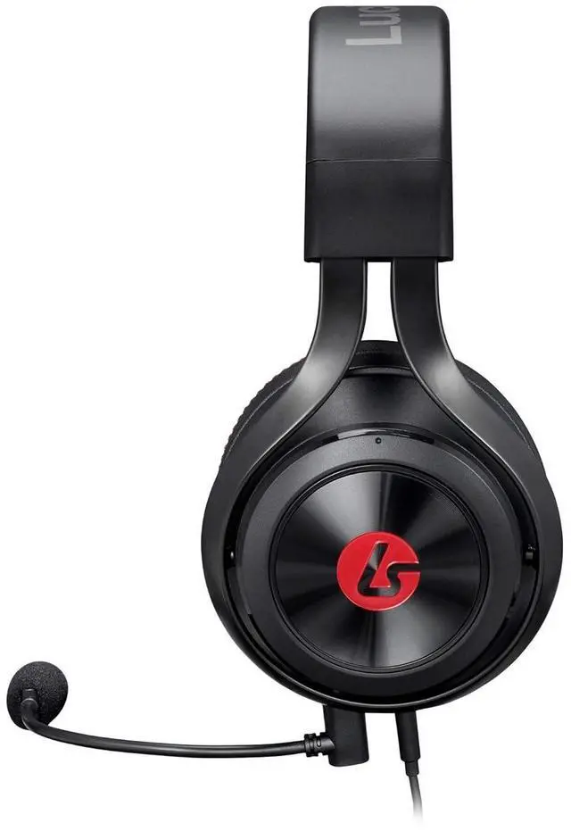 Alt view image 7 of 7 - LucidSound Wired Gaming Headset for PC, Xbox One, PS4, PS4 Pro, Nintendo Switch - Esports Edition - Black LS25BK