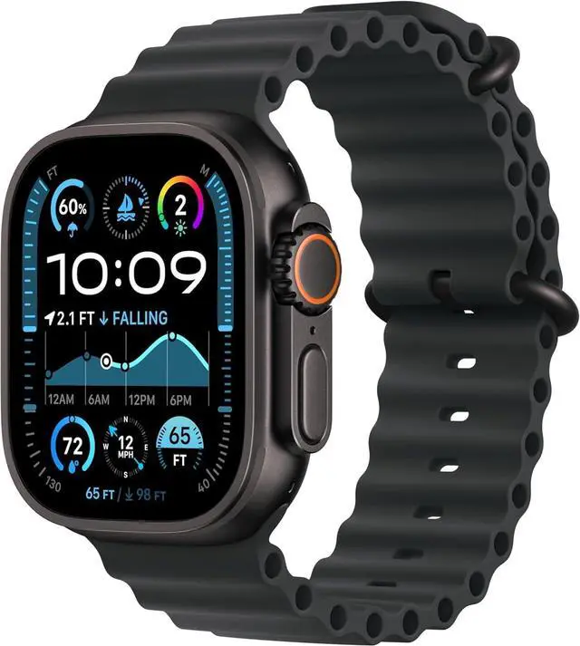 Main image of Apple Watch Ultra 2 (GPS + LTE) 49MM  Black Titanium Case Black Ocean Band