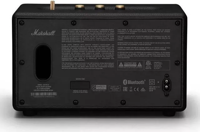 Alt view image 10 of 10 - Marshall ACTONIIIBTBK Acton III Bluetooth Speaker - Black