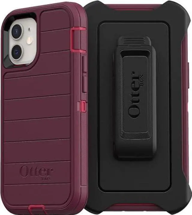 Alt view image 3 of 5 - OtterBox Defender Series Berry Potion Pink Case for iPhone 12 Mini 77-65354