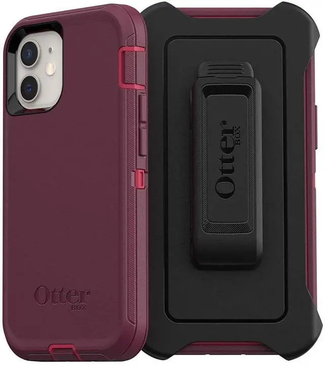 Alt view image 4 of 5 - OtterBox Defender Series Berry Potion Pink Case for iPhone 12 Mini 77-65354