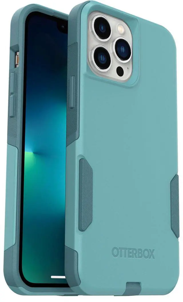 Main image of OtterBox COMMUTER SERIES Case for iPhone 13 Pro Max/12 Pro Max - Riveting Way (Teal)