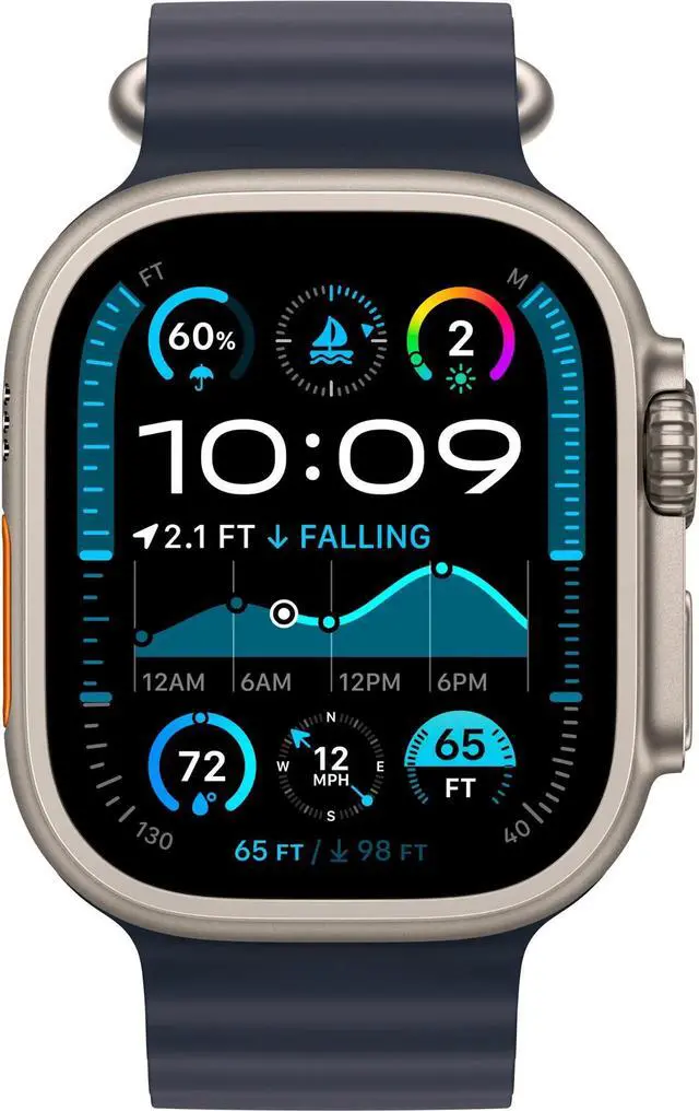 Main image of Apple Watch Ultra 2 (GPS + LTE) 49MM  Titanium Case Navy Ocean Band