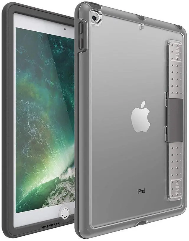Alt view image 3 of 4 - OtterBox UNLIMITED SERIES Case for iPad 5th & 6th Gen w/ Screen Protector - Gray