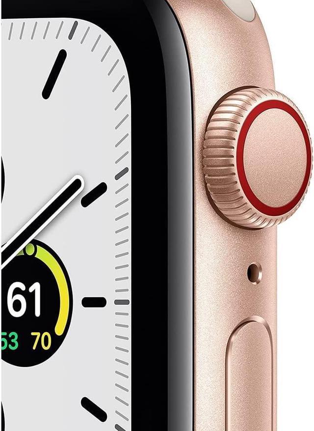 Alt view image 2 of 2 - Apple Watch Series SE 1st Gen (GPS+LTE) 40MM Gold Aluminum Case Starlight Sport Band