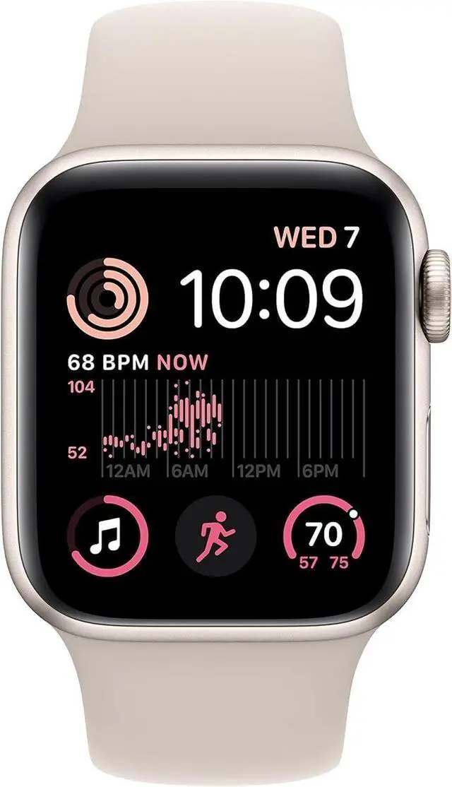 Alt view image 2 of 2 - Apple Watch Series 10 (GPS+LTE) 42MM Rose Gold Aluminum Case Light Blush Sport Band