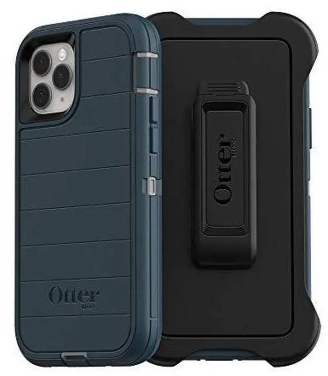 Alt view image 4 of 4 - OtterBox DEFENDER SERIES Case & Holster for iPhone 11 Pro - Gone Fishing Blue