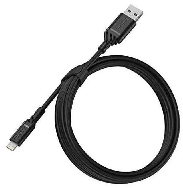 Alt view image 5 of 5 - OtterBox (6.6-Ft) USB to Lightning 8-Pin Cable for iPhone/iPad/iPod - Black