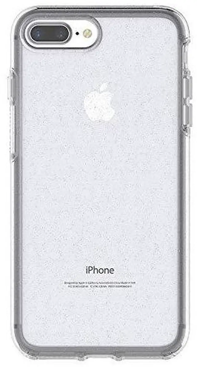 Alt view image 6 of 6 - OTTERBOX SYMMETRY CLEAR SERIES Case for iPhone 8 PLUS & iPhone 7 PLUS (ONLY) - Retail Packaging - STARDUST (SILVER FLAKE/CLEAR)