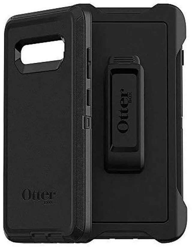 Alt view image 5 of 5 - OtterBox DEFENDER SERIES Case & Holster for Galaxy S10 Plus (ONLY) - Black