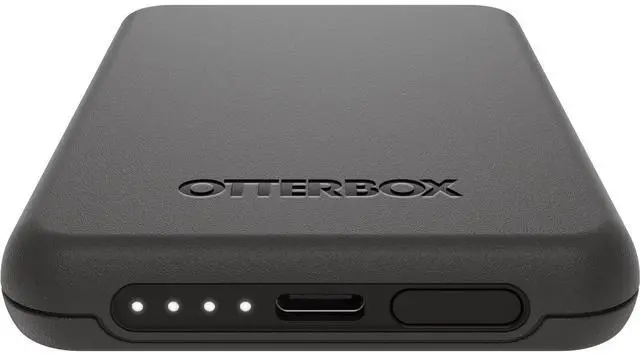 Alt view image 4 of 4 - OtterBox Wireless Power Bank for MagSafe, 3k mAh - Black