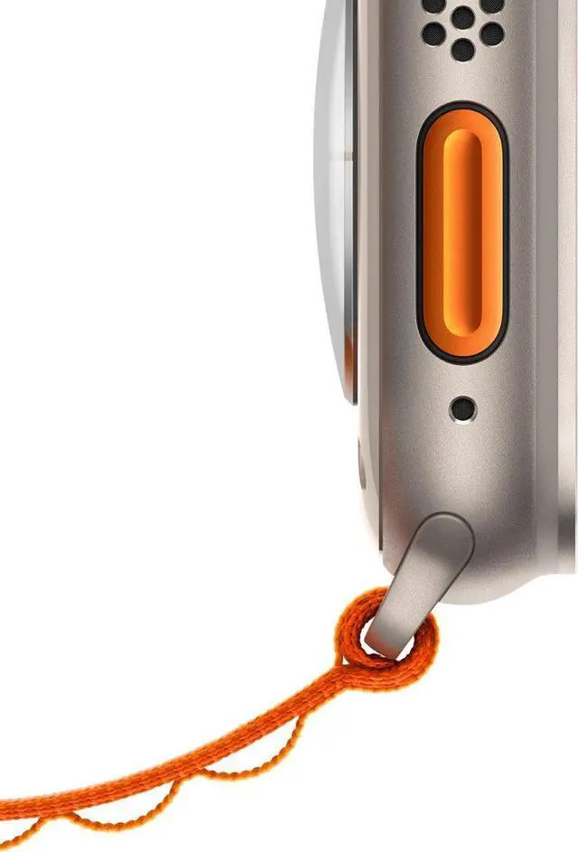 Alt view image 4 of 4 - Apple Watch Ultra (GPS + LTE) 49mm Titanium Case Starlight Alpine Loop - Large