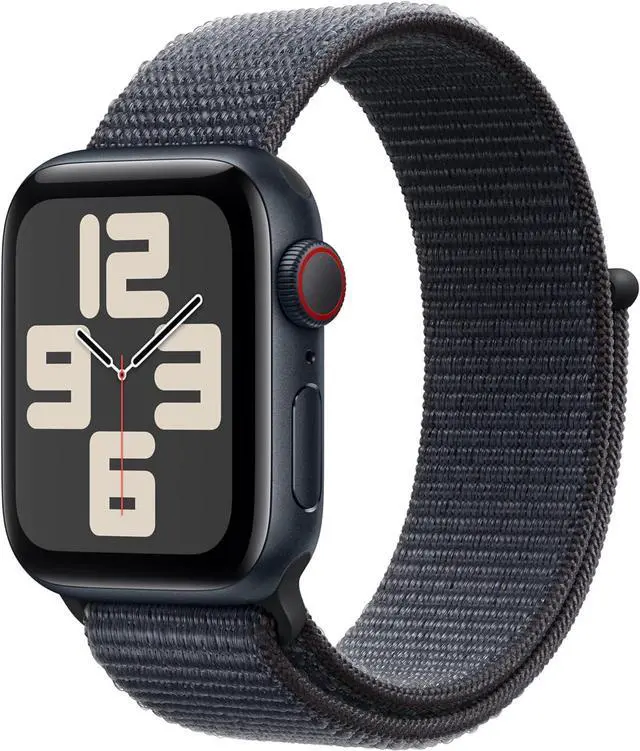 Main image of Apple Watch Series SE 2nd Gen (GPS+LTE) 40MM Midnight Aluminum Case Ink Sport Loop